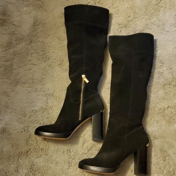 Michael Kors suede black boots - Picture 1 of 4